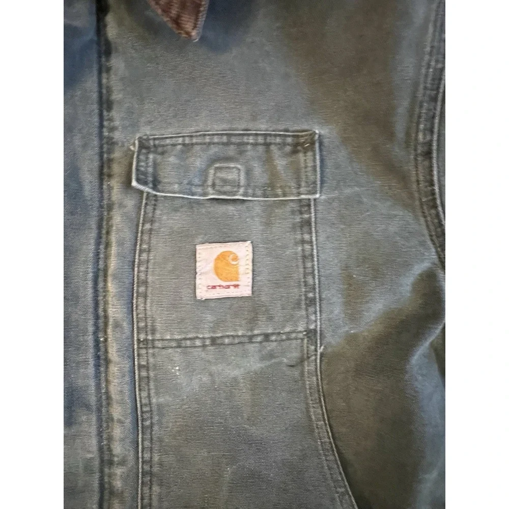 Vintage Carhartt Arctic Mens XXL Green‎ Jacket Union Made Heavy USA C26 HTG G2